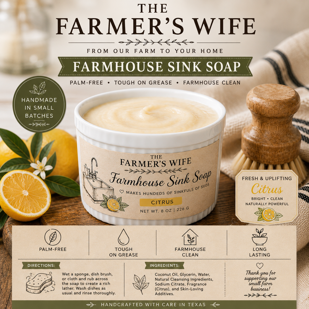 Farmhouse Sink Soap