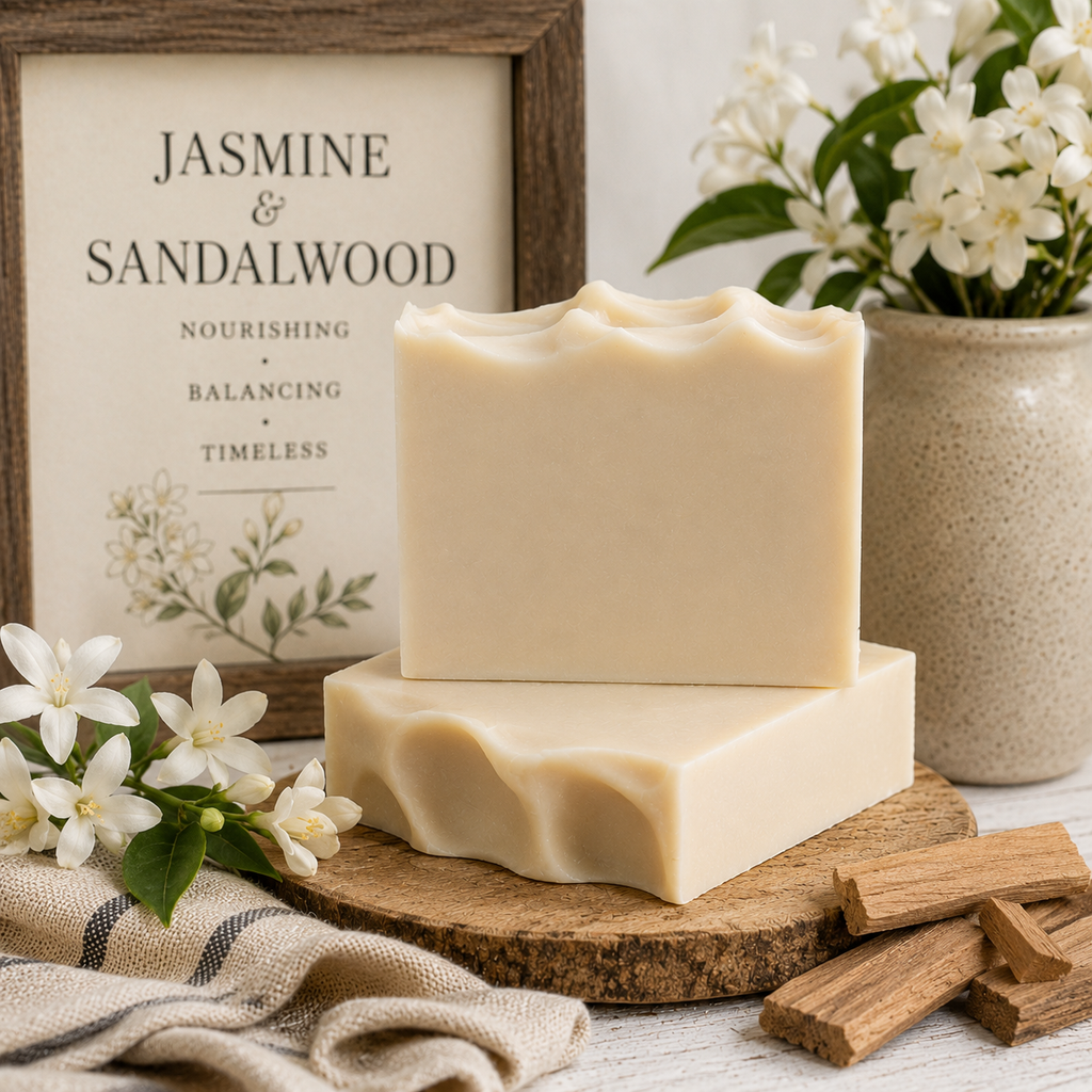 Jasmine & Sandalwood Soap Bar