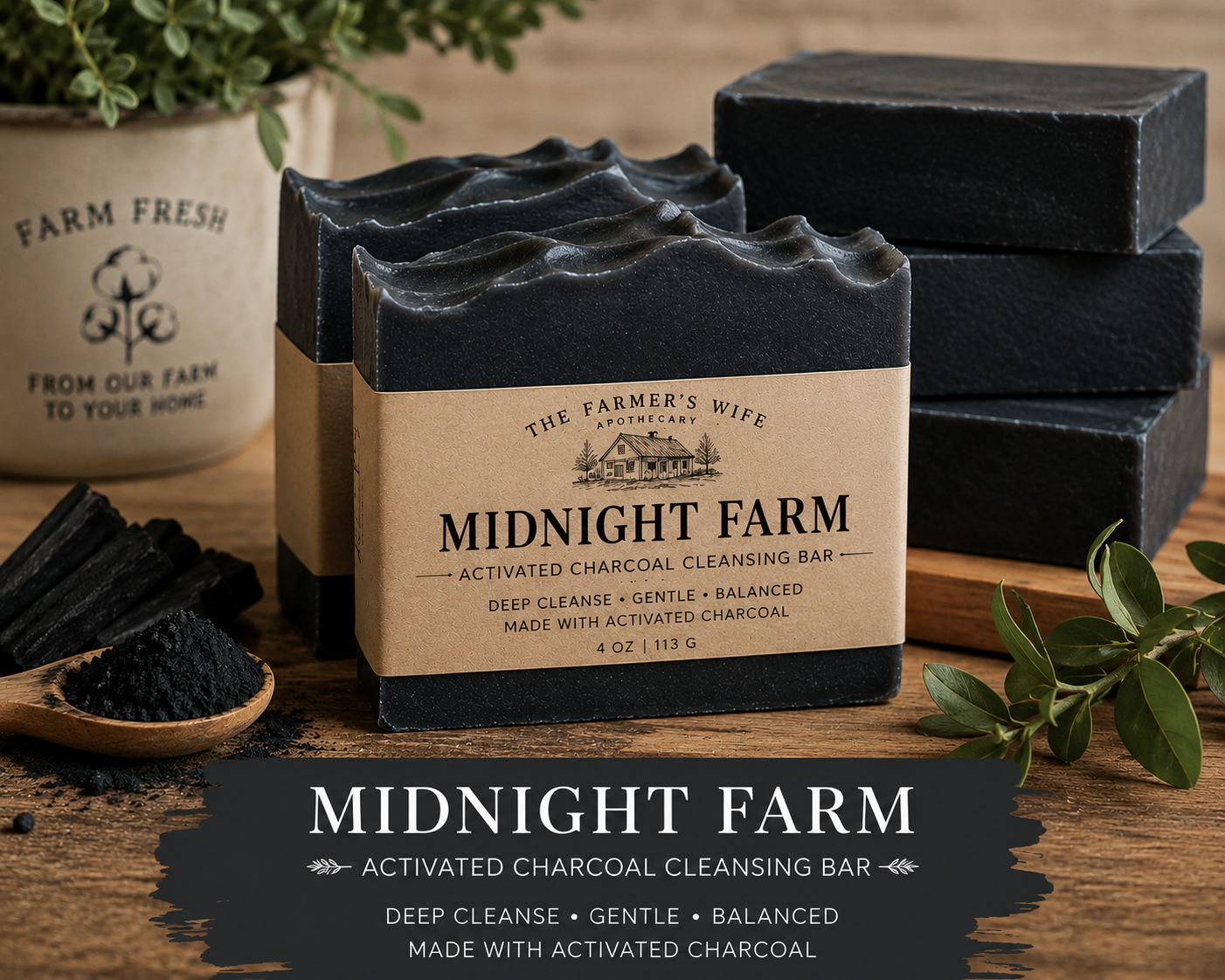 Midnight Farm Activated Charcoal
