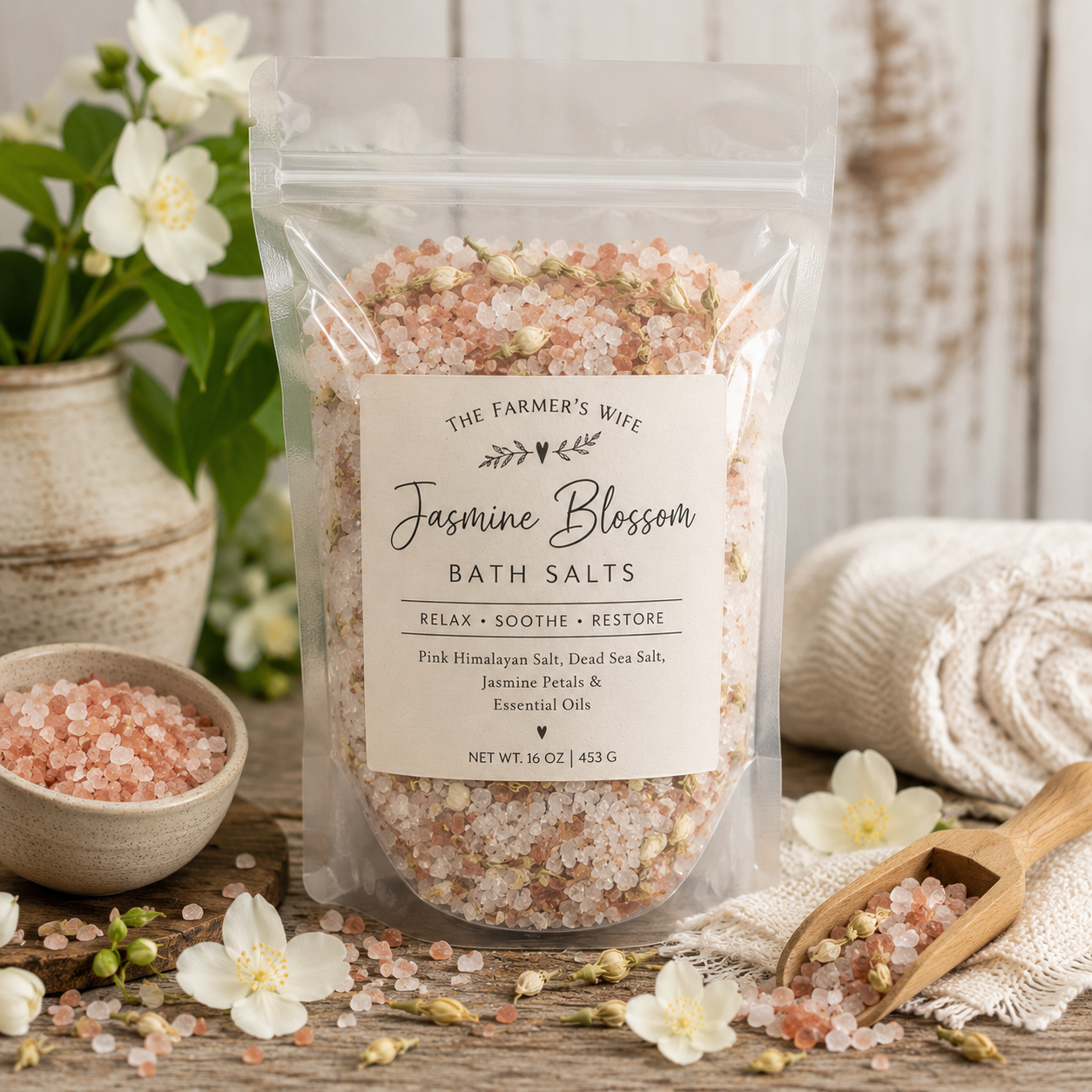 Jasmine Blossom Bath Salts