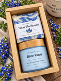 Texas Bluebonnet and Blue Tansy Duo by The Farmer's Wife